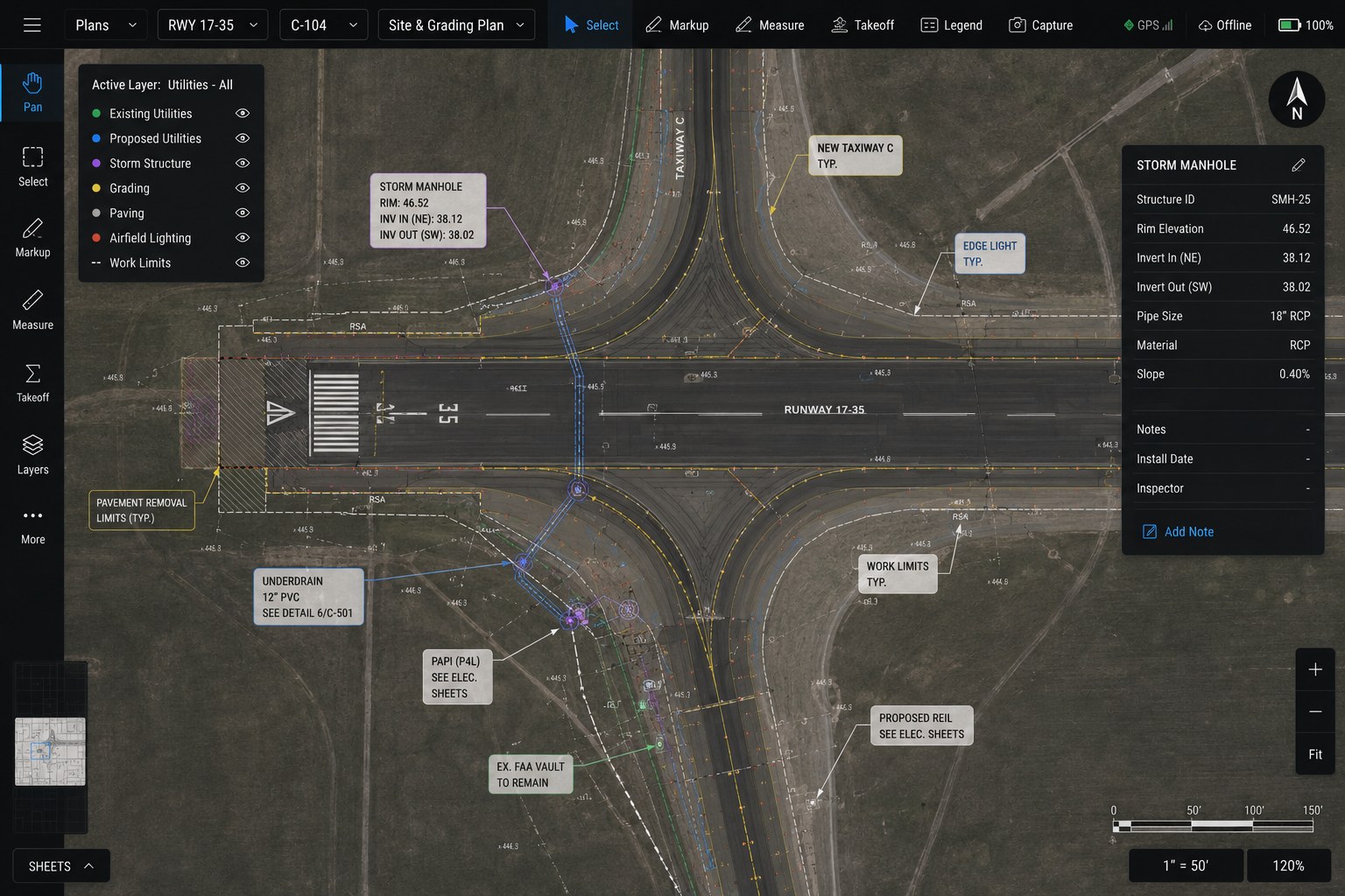 Airfield · Structures & Conflicts